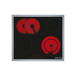 Bosch Serie 6 PKN645FP2E pliidiraud Must Sisseehitatud 60 cm Keraamiline 4 tsoon(id)