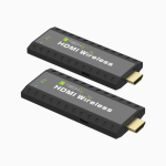 Techly IDATA HDMI-WL53 AV-pikendus AV saatja ja vastuv&otilde;tja Must