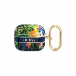 Guess GUA3HHFLB AirPods 3 Cover Blue/Blue Floral Strap Collection