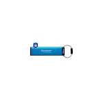 Kingston Kingston Technology IronKey Keypad 200 USB-v&auml;lkm&auml;lu 16 GB USB t&uuml;&uuml;p-C 3.2 Gen 1 (3.1 Gen 1) Sinine