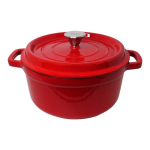 Round Round enameled cast iron pot Zyle ZY126RKI