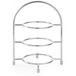 Showcase Showcase stand for 3 plates with a diameter of 27 cm steel - Hendi 425473