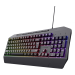 Trust GXT 836 Evocx klaviatuur M&auml;ngimine USB QWERTY Ameerika inglise keel Must