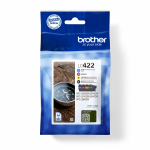 Brother LC422VAL tindikassett 4 tk Originaal Must, Ts&uuml;aan, Magenta, Kollane