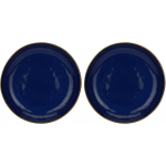 Rose&Tulipani Set of 2 round pots Concerto Blu Cobalto - Kobaltowy, 30 cm