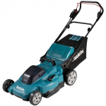 Makita DLM538PG2 Cordless lawnmower 2X18V, 53cm, 2X6.0Ah Li-ion DC18RD, 4/1 (Cutting/Collecting/Mulching/Rear discharge), Plasti