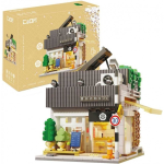 Klocki Klocki konstrukcyjne CaDA Kawiarnia Summer Breeze Coffee Shop Budynek Światło LED 1116 parts
