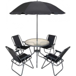 Outdoor Outdoor furniture set Makasar anthracite PATIO garden furniture set