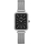 Watch Watch DAMSKI DANIEL WELLINGTON Quadro Silver Mesh DW00100667 + BOX (zw519k)