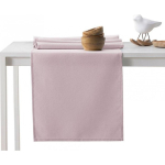 DecoKing Table napkin DK PURE HMD POWDERPINK SET 115x250+35x250
