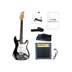 Elektriline Elektriline kitarr V-TONE ESST39 BK 4/4 stratocaster