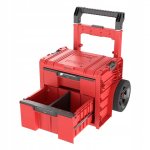 Q-Brick t&ouml;&ouml;riistakast ratastega PRO 2.0 PLUS, 2 sahtlit, QBRICK