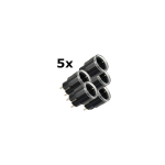 5x 5x Shelly Plug S Gen3 Matter musta komplekt - v&auml;ike nutikas pistikupesa Bluetooth-&uuml;henduvuse ja v&otilde;imsusm&otilde;&otilde;tmisega