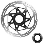 SRAM Centerline 2-osaline CenterLock 180 mm must &uuml;mmargune ketas (pakendis sisaldab fikseerimisringi)