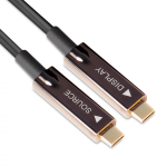 CLUB3D USB3.2 G2 TYPE-C ACT. OPT. A/V M/M 20M USB-kaabel USB 3.2 Gen 2 (3.1 Gen 2) USB C Must