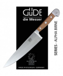 G&uuml;de Alpha cooking knife 21 cm Pear Wood