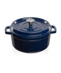 Grandfeu pot with lid, blue, 3,5 l