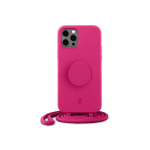 Just Just Elegance Case Just Elegance PopGrip Apple iPhone 12/12 Pro pink/orchid flower 30090