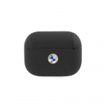 BMW BMAPSSLBK AirPods Pro cover czarny|black Geniune Leather Sil
