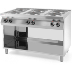 Cooker Cooker Hendi Freestanding electric kitchen on a steel base 6 x 2.6kW, width 120cm
