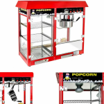 Royal Royal Catering popcorn maker with heating screen