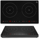 Kuchenka Kuchenka induction nastawna with panel dotykowym 2 pola grzewcze Black Line śr. 22 cm 3500 W - Hendi 239414