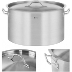 Royal Royal Catering Cooking pot with lid, stainless steel, for induction cooker, 44 l