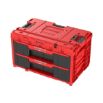Q-Brick QBRICK ONE tool box with 2 drawers 2.0 Red