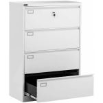 Frommstarck Metal office filing cabinet for A4/F4 document files, 4 drawers