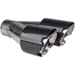 Exhaust Exhaust Muffler Tip Stainless Steel Dual Carbon Amio-04069