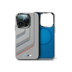 Case Case BMW BMHMP16X23SLIG iPhone 16 Pro Max 6.9" gray/grey hardcase Silicone Turning Lines MagSafe