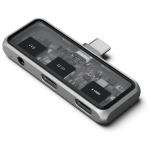Satechi Mobile XR USB-C hub with audio, star gray