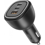 FoneKit Travel 165W, 2 x USB-C + USB-A car charger