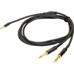 PROEL 3.5mm stereo male - 2 x 6.3mm mono male, 3m, black