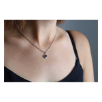 Beneto Luxury pendant with blue zircon AGH449