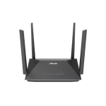 ASUS RT-AX52 AX1800 AiMesh juhtmevaba ruuter Gigabit Ethernet Kaks sagedusala (2,4 GHz / 5 GHz) Must