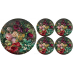 BERTONI EE Round coaster set 1+4 - BOUQUET