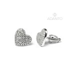 Beneto Sparkling Heart Earrings AGUP1491S