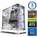 INTOP AQUA Ryzen 7 8700F 32GB DDR5 1TB SSD M.2 NVME RTX5070Ti 16GB no-OS