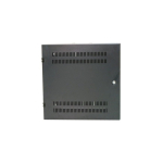 XtendLan 19" seinavertikaalne kapp 2U+4U 540x150, perforatsiooniga uksed, must