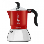 Bialetti Fiammetta Induction Mokakohvi kann 0,1 l Punane, Roostevaba teras