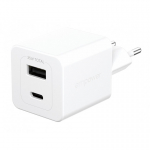 PanzerGlass empower&trade; by &reg; Turbo 35W Charger incl. USB-C + USB-A | EU Plug | Silver White