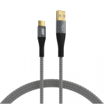 EFB EFB Elektronik USB-AC-00003 USB-kaabel USB 2.0 2 m USB A USB C Must, Hall