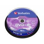 Verbatim DVD+R Matt Silver 4,7 GB 10 tk