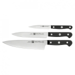 ZWILLING 36130-003-0 Set de 3 Couteaux, Acier Inoxydable, Noir, 34 x 14 x 3 cm 3 pc(s) Knife set