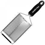 Microplane 45022 K&auml;sitsi kasutatav riiv ja spiraalitaja Lame riiv Must, Roostevaba teras