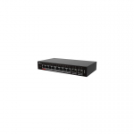 The The Dahua PoE hub is controlled by 100Mbps 8-port + 2G uplink, Hi-PoE
