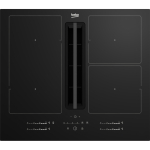 Beko HIXI 64700 UF Must Sisseehitatud 60 cm Tsooniga induktsioonplaat 4 tsoon(id) Sisseehitatud kapuuts