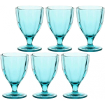 Rose&Tulipani Set of 6 kieliszk&oacute;w Amami - Turquoise, 300 ml