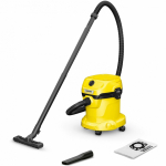 K&auml;rcher WD 2 PLUS 15 l T&ouml;&ouml;stuslik tolmuimeja Kuiv & m&auml;rg 1000 W Tolmukott